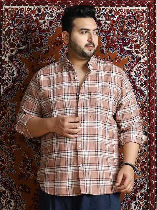 Tactile-Check Regular Shirt