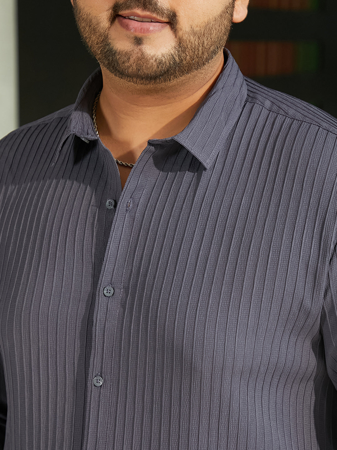 Pinstripe-Tactile Shirt