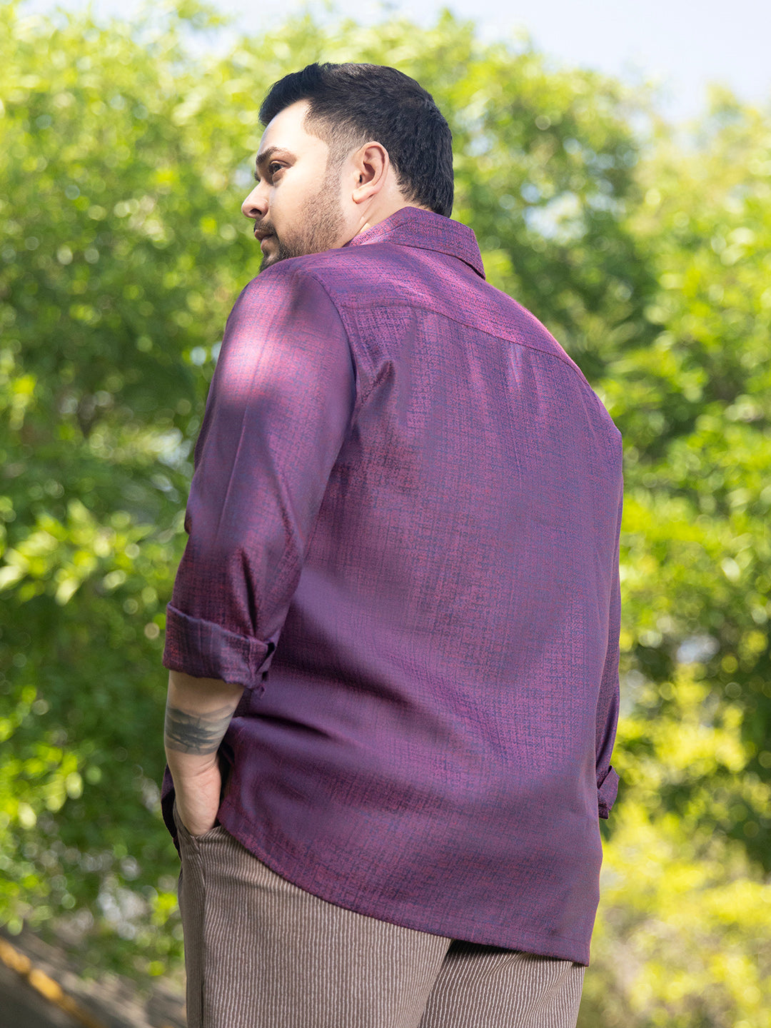Distortion-Texture Shirt