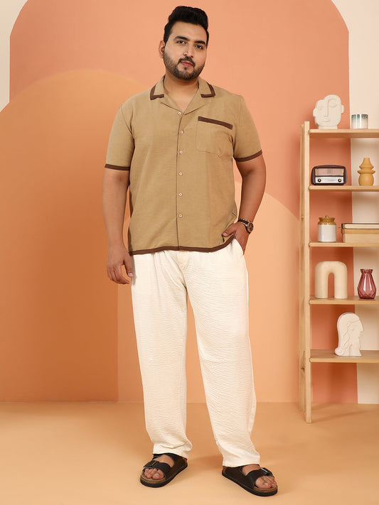 Contrast-Cuban Shirt