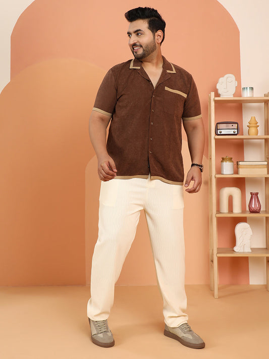 Contrast-Cuban Shirt