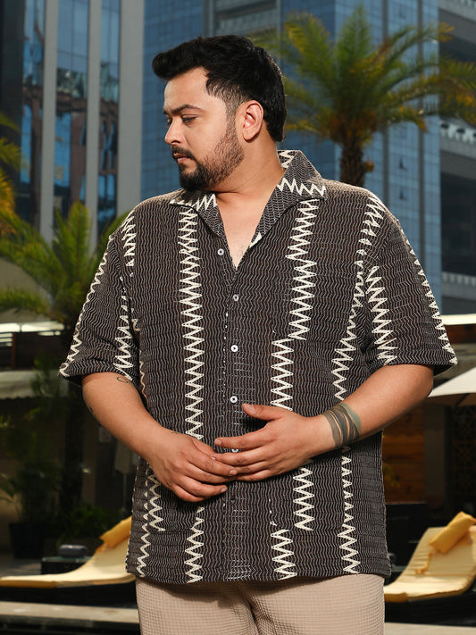 Ziggy-Weave Relaxed Shirt