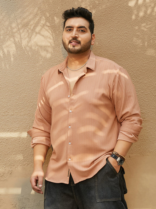 Rope-Striped Tactile Shirt