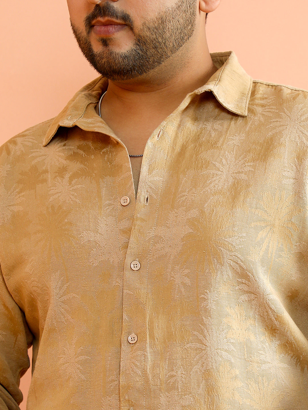 Palm-Jacquard Shirt