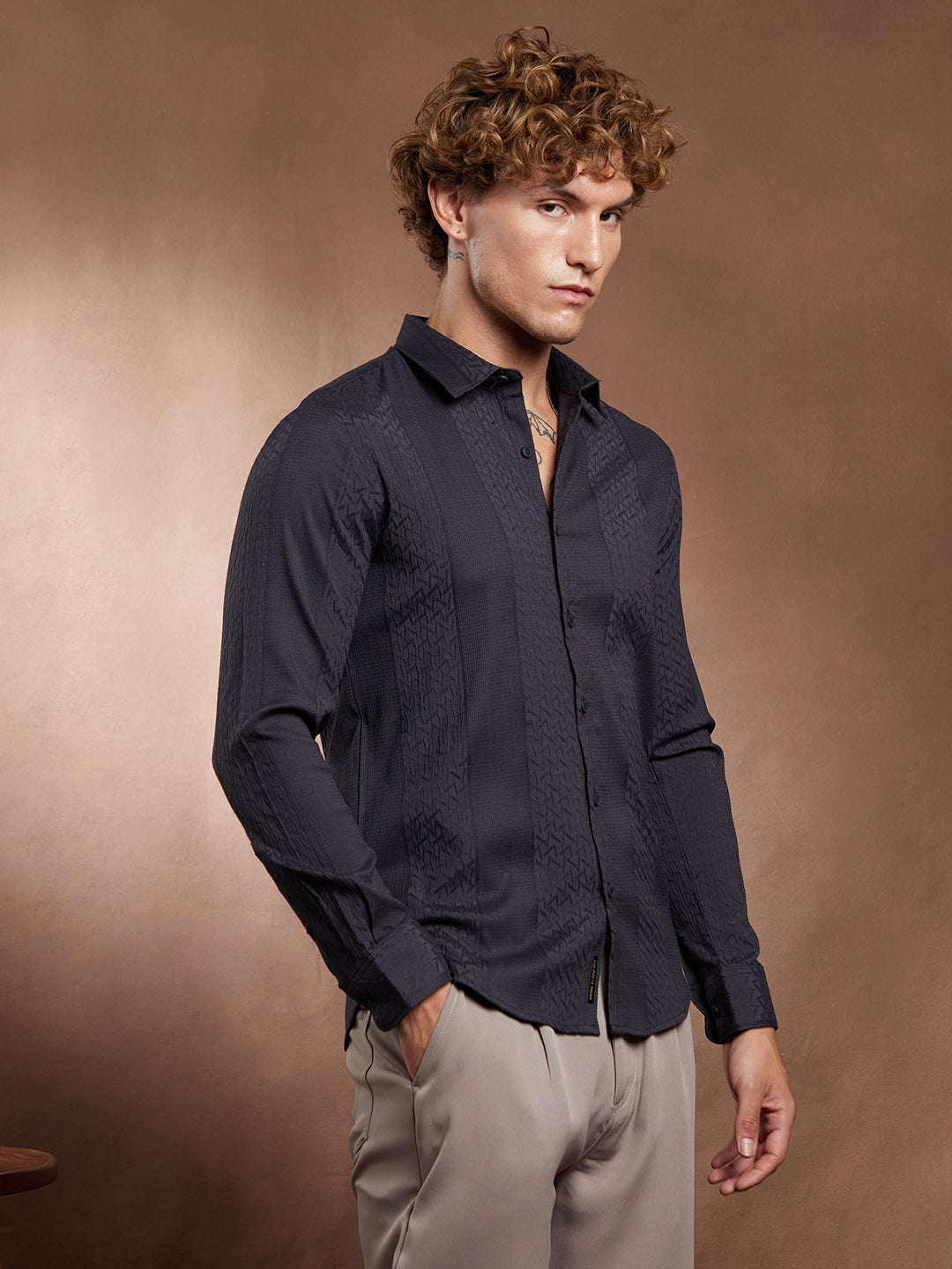 Tactile-Panel Shirt