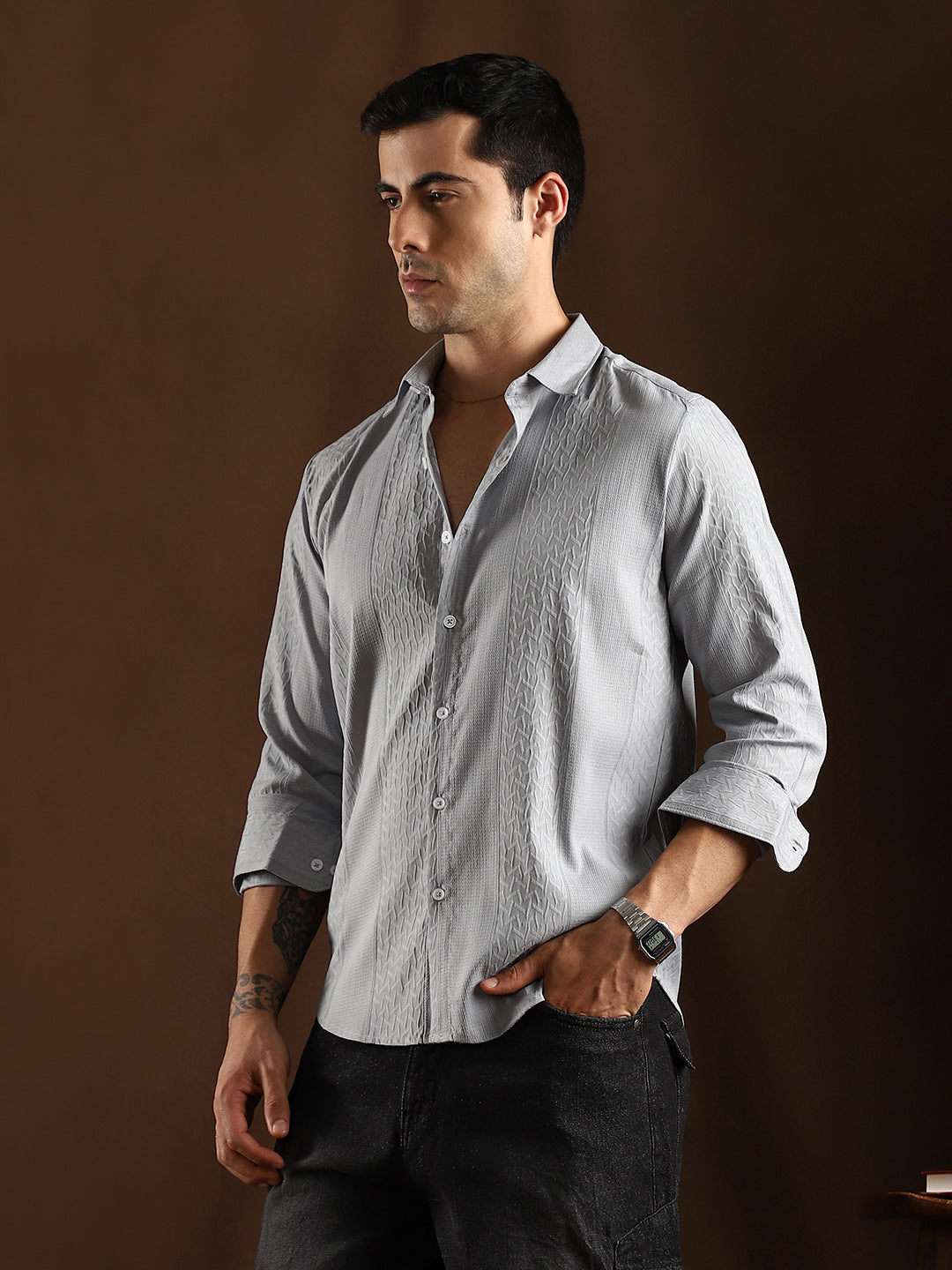 Tactile-Panel Shirt
