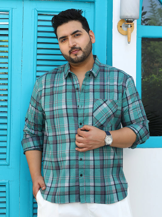 Tartan-Utility Shirt