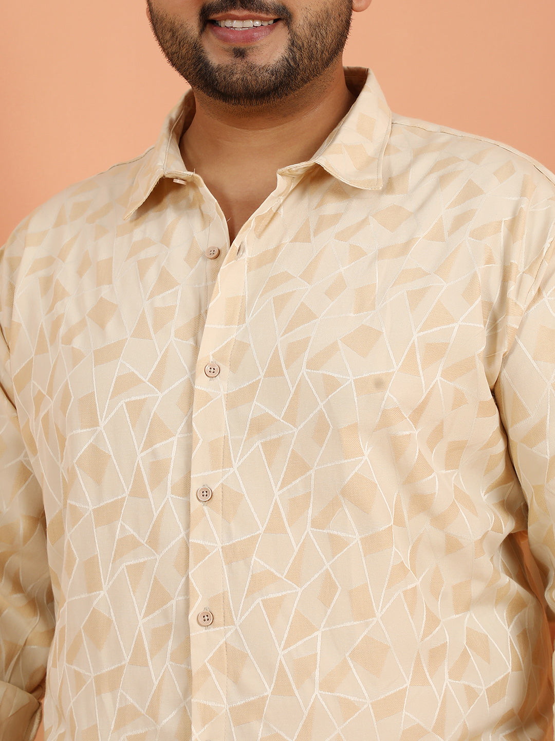 Block Geometric-Veined Shirt