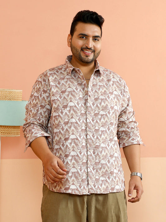 Abstract-Fade Woven Shirt