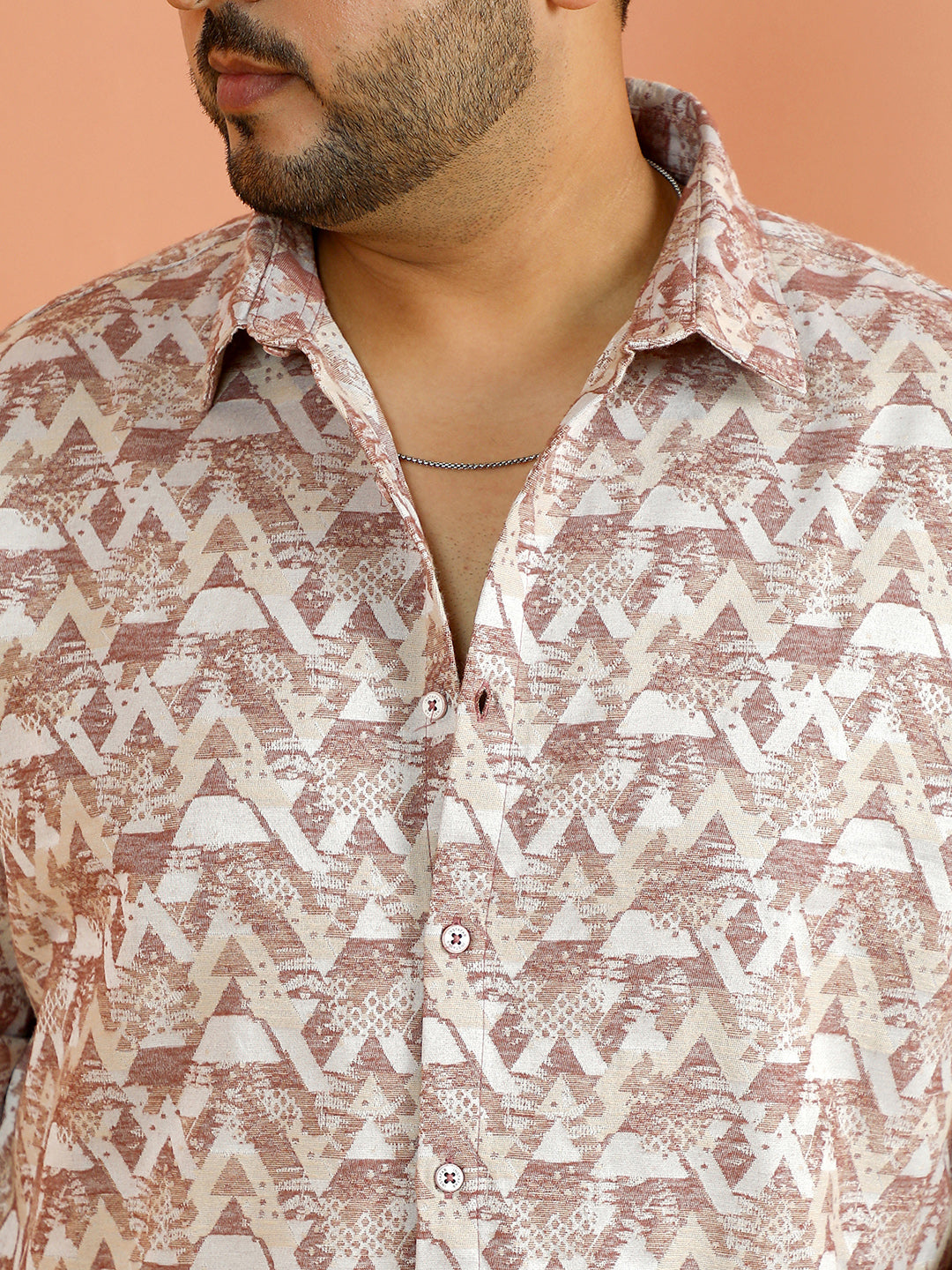 Abstract-Fade Woven Shirt