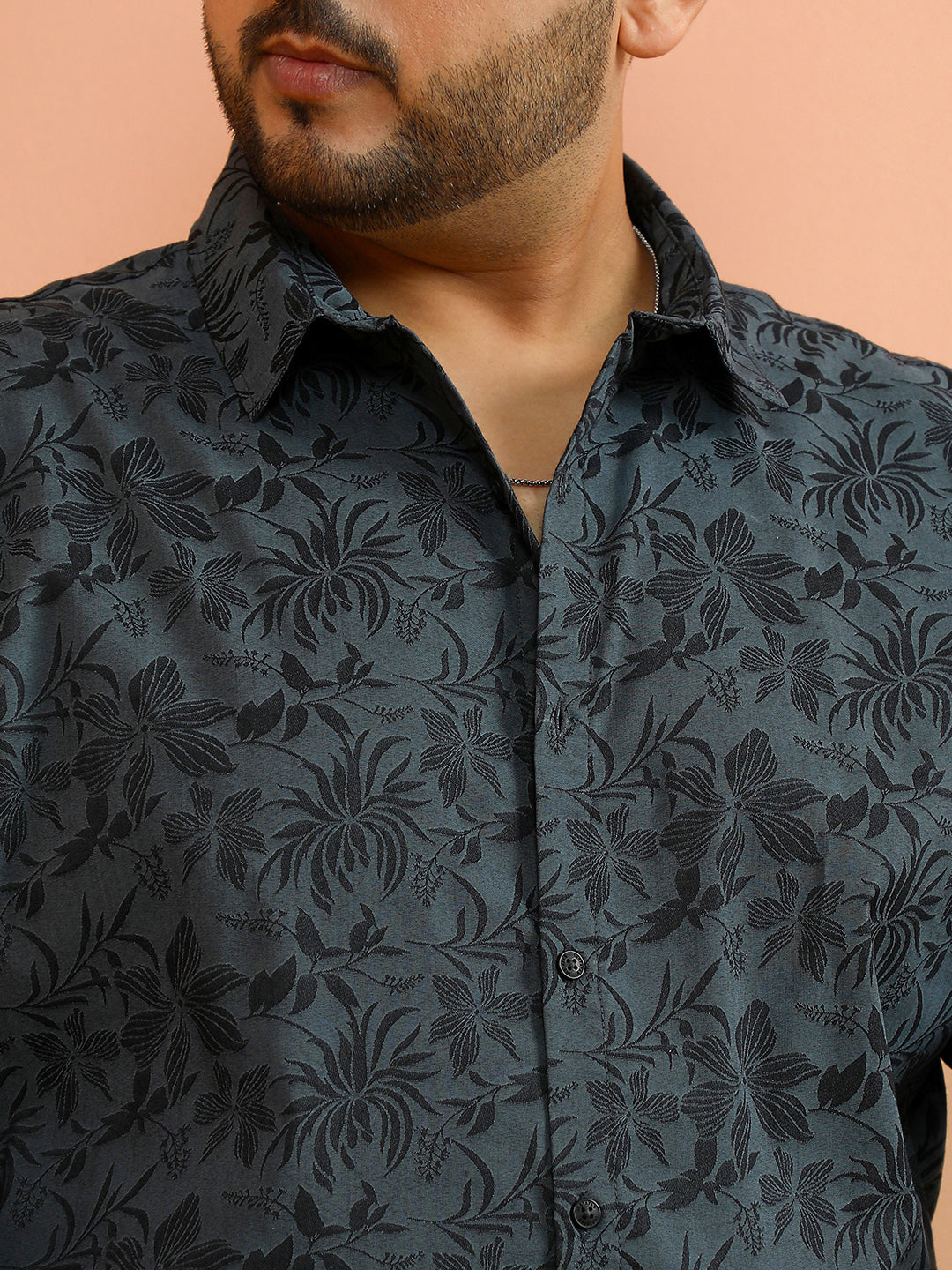 Botanical-Jacquard Shirt
