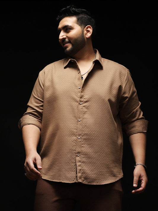 Indie-Motif Jacquard Shirt