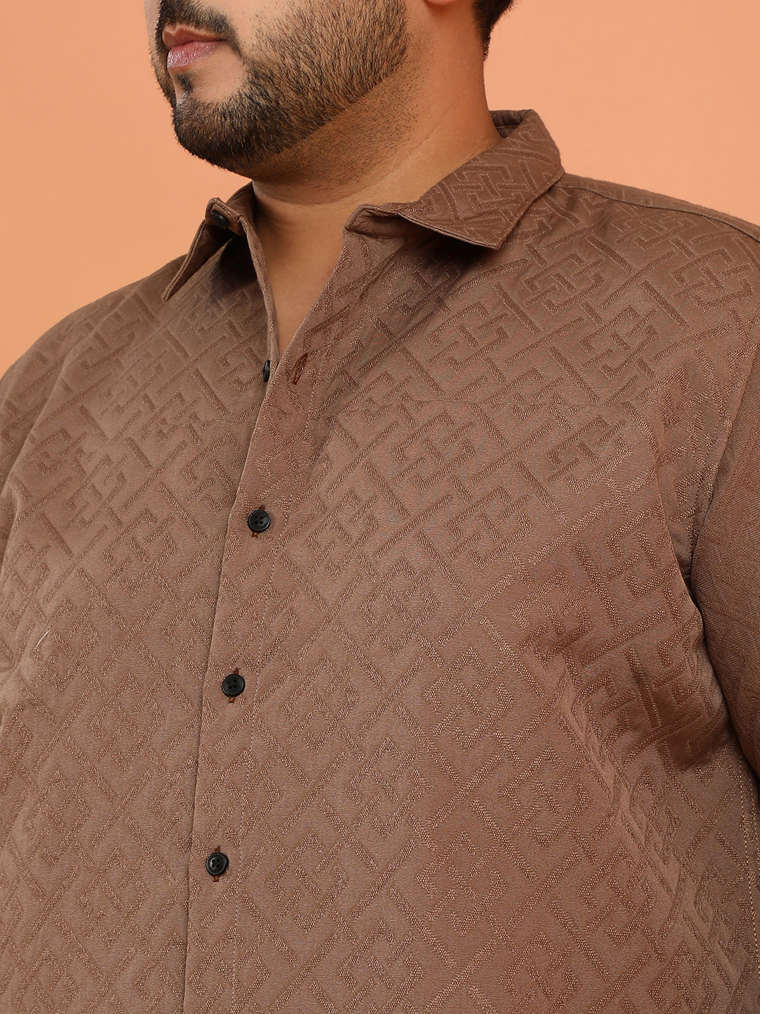 Geometric Self-Design Shirt