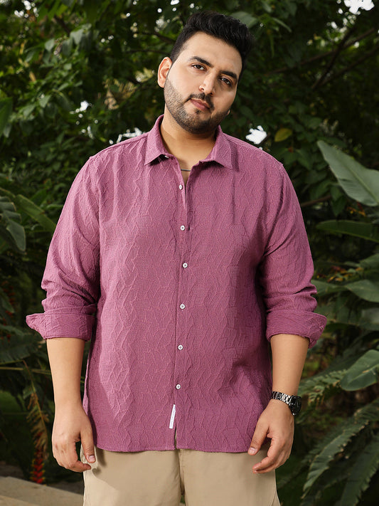 Geo-Abstract Jacquard Shirt