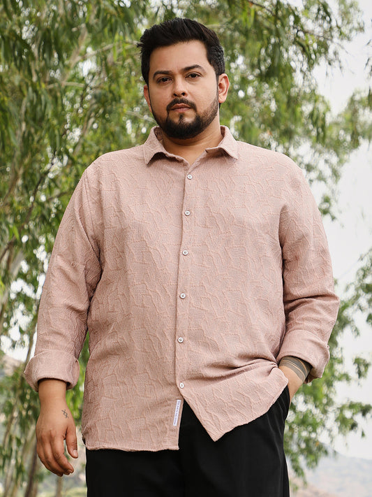 Geo-Abstract Jacquard Shirt