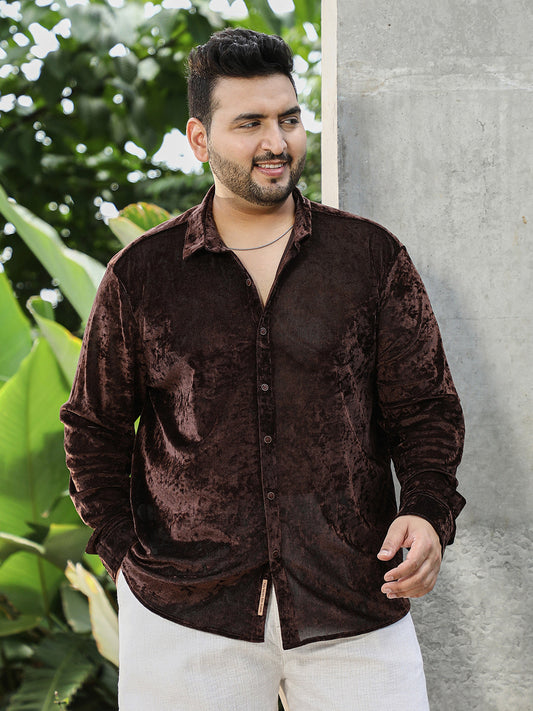 Solid Velvet Shirt