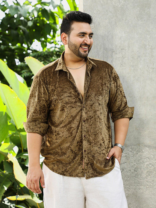 Solid Velvet Shirt