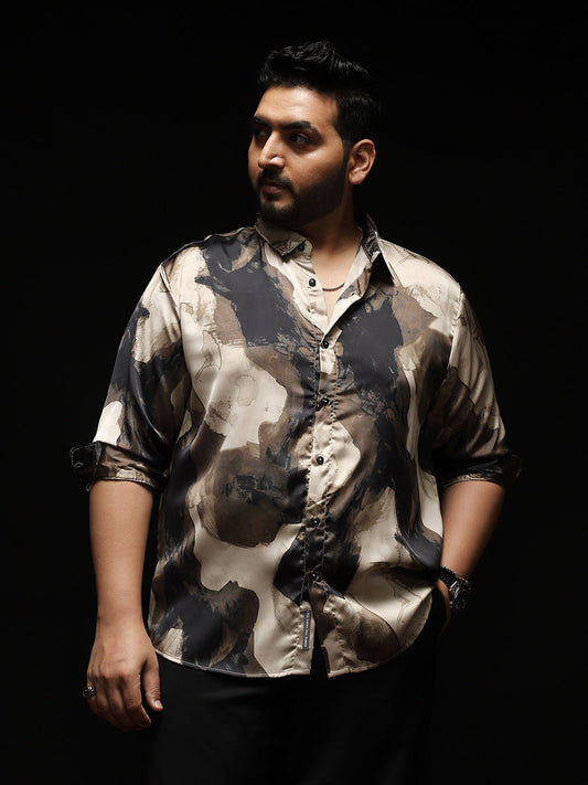 Abstract-Smear Imprint Shirt