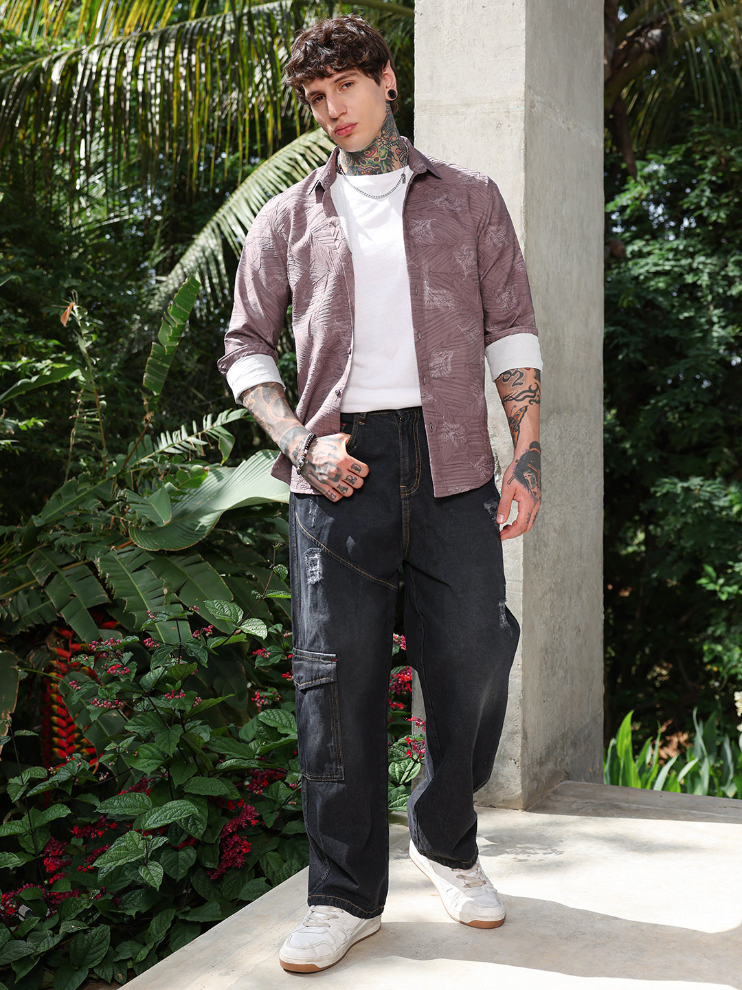 Foliage-Imprinted Tactile Shirt