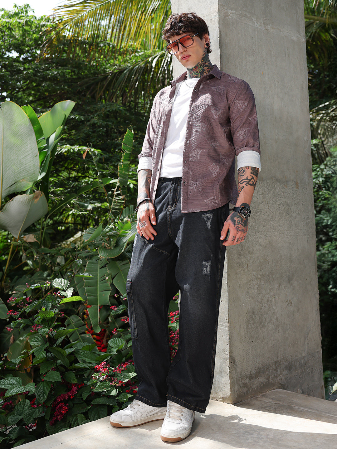Foliage-Imprinted Tactile Shirt