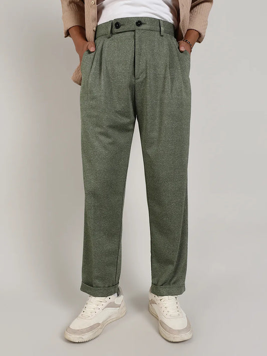 Tailored Heathered Trousers