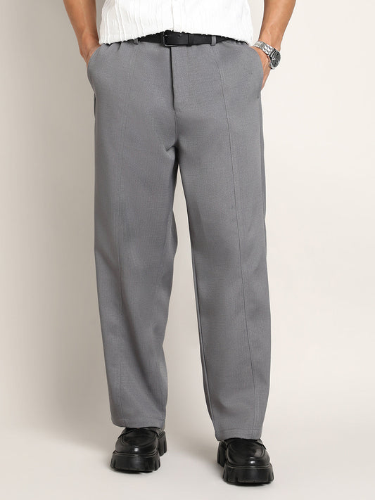 Relaxed-Panel Tailored Trousers