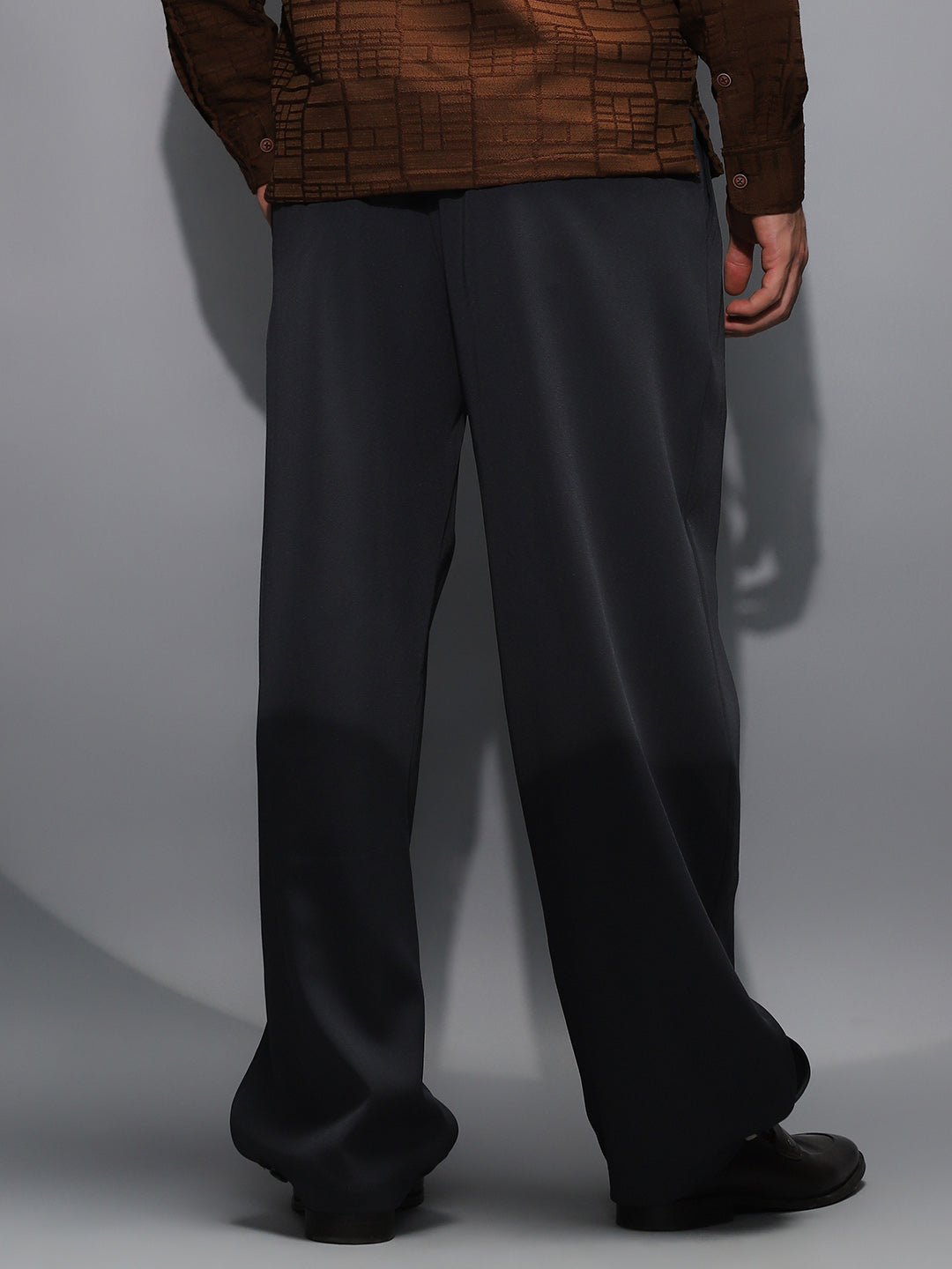 Pleated Cuffed Trousers