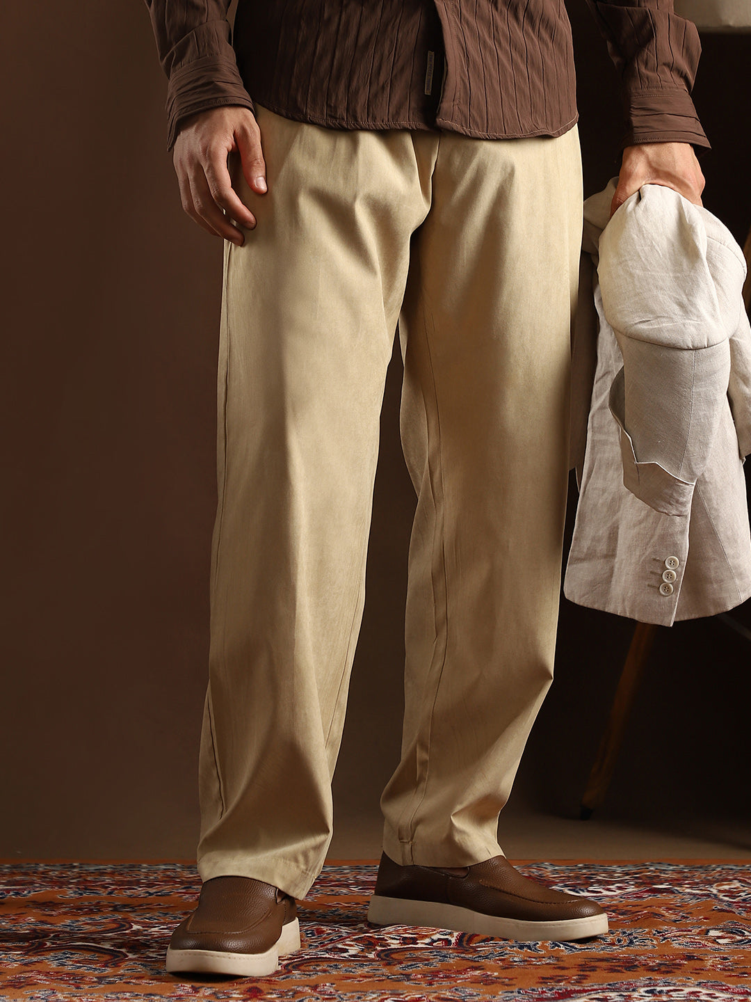 Pleated Tailored Trousers