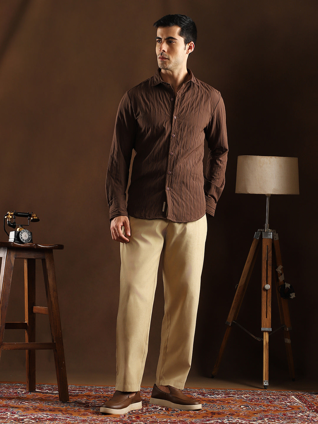 Pleated Tailored Trousers