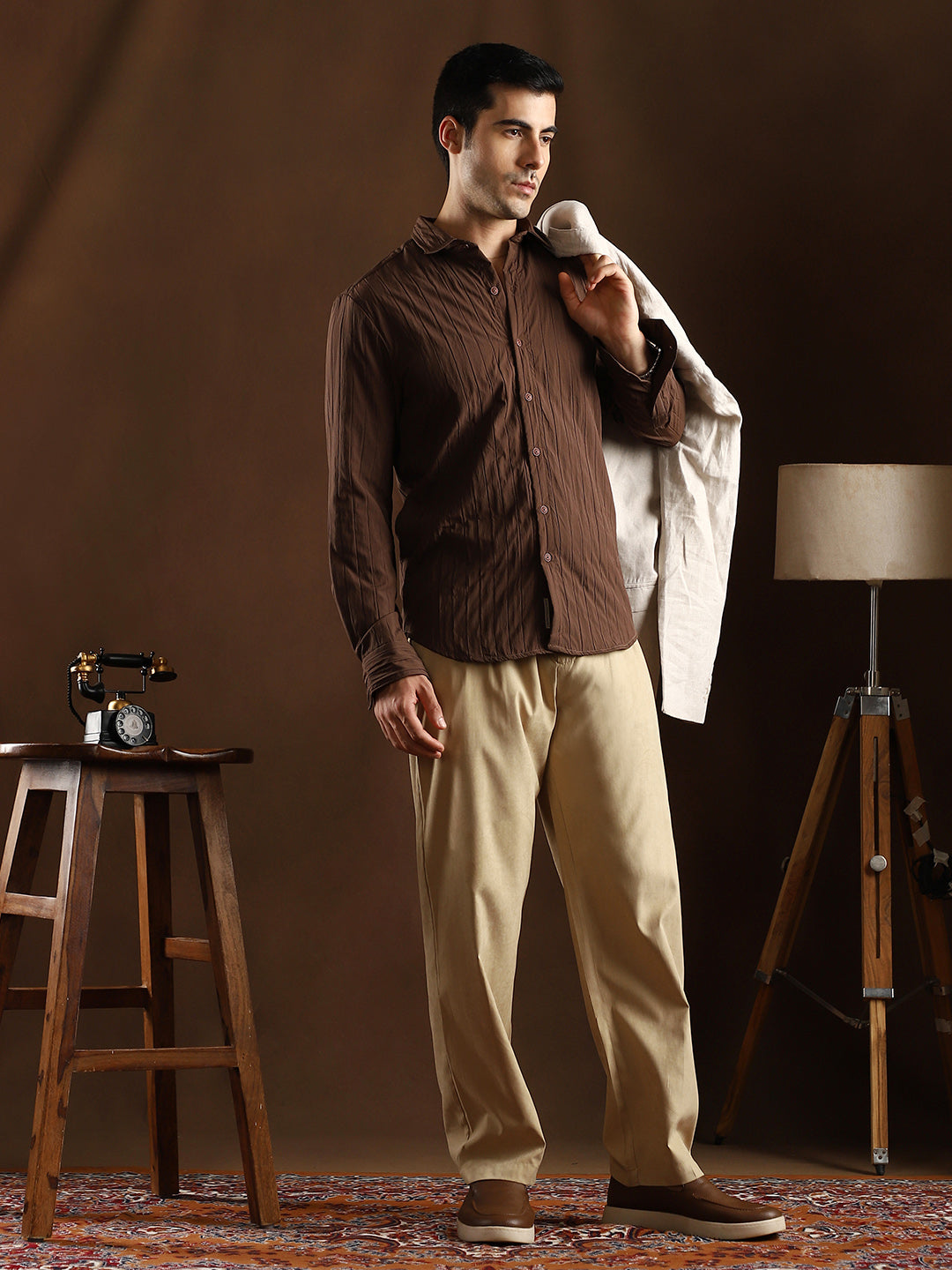 Pleated Tailored Trousers
