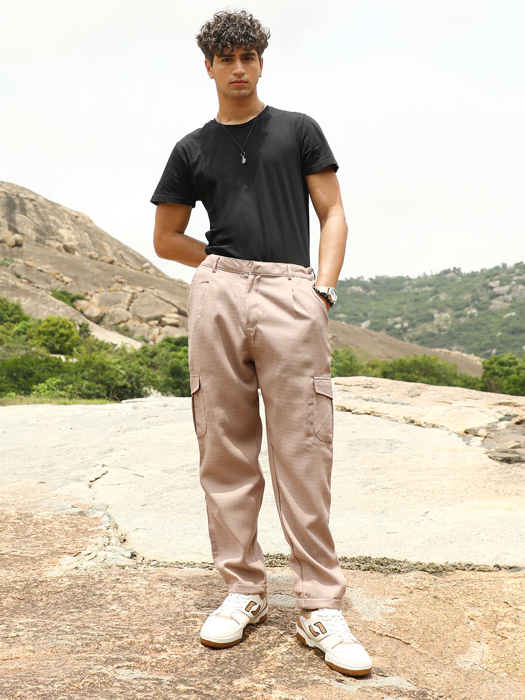 Utility Relaxed-Chino Trousers