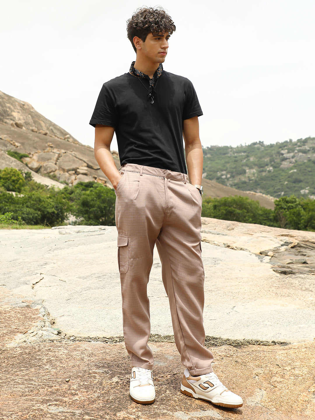Utility Relaxed-Chino Trousers
