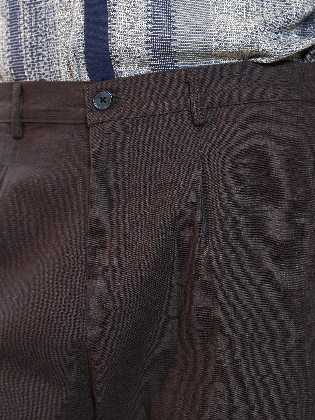 Brown Cotton Trousers