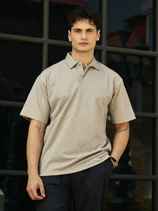 Scratch-Tactile Polo T-Shirt