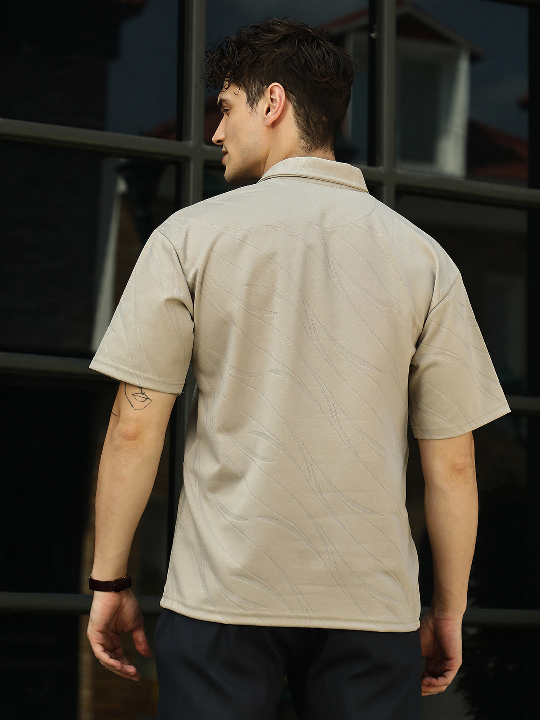Scratch-Tactile Polo T-Shirt