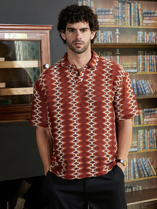 Folk-Logenze Oversized Polo T-Shirt