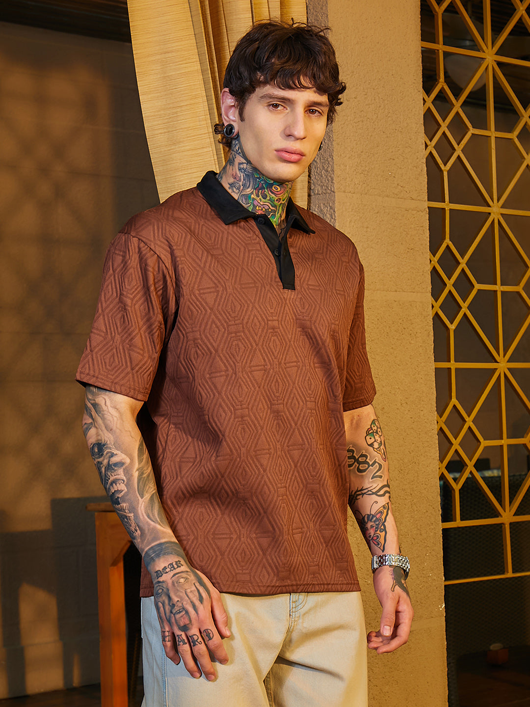 Triad Contrast Polo T-Shirt