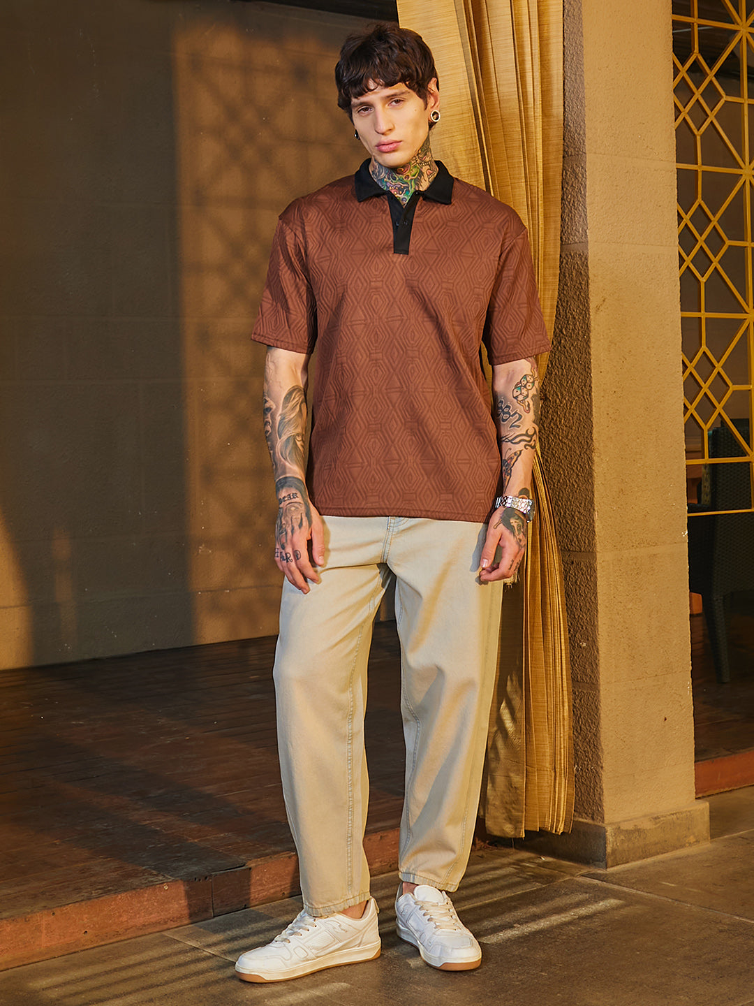 Triad Contrast Polo T-Shirt