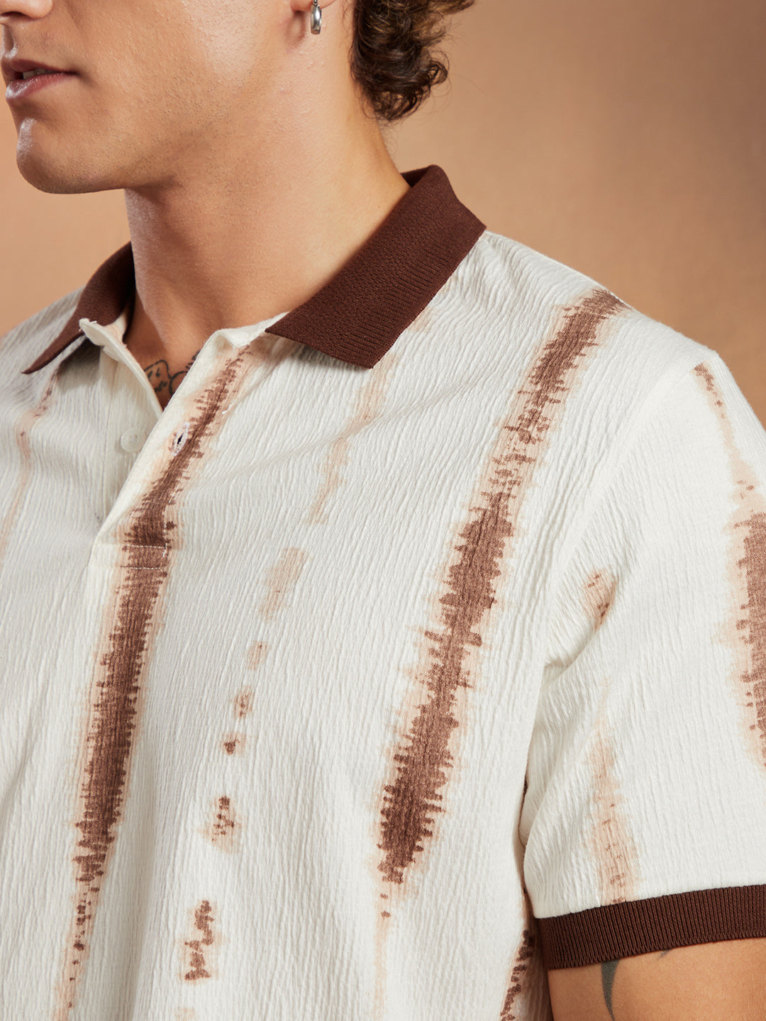 Tie-Dye Tactile Polo T-Shirt