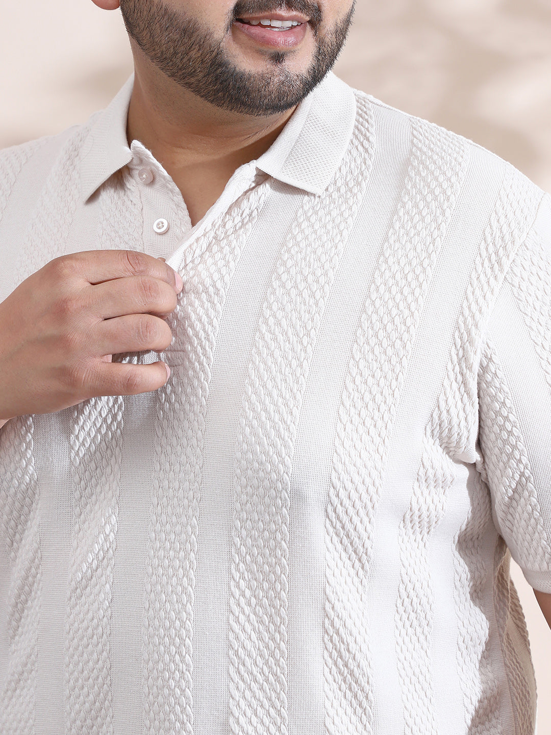 Bi-Panel Polo T-Shirt