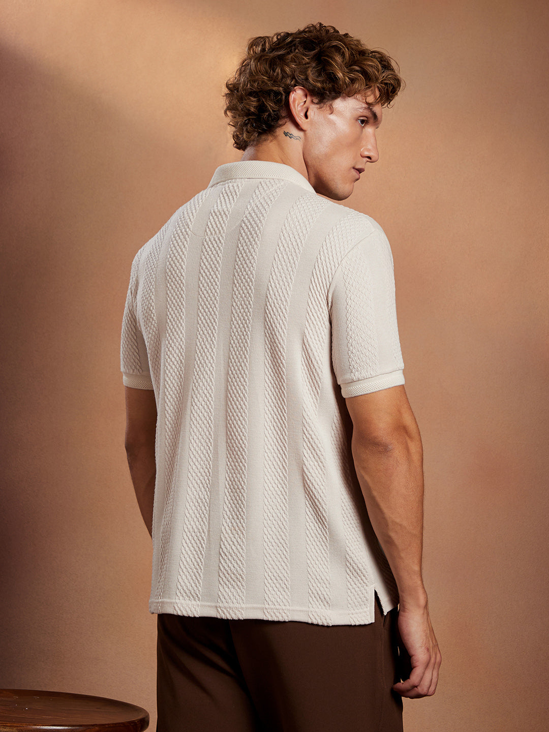 Bi-Panel Polo T-Shirt