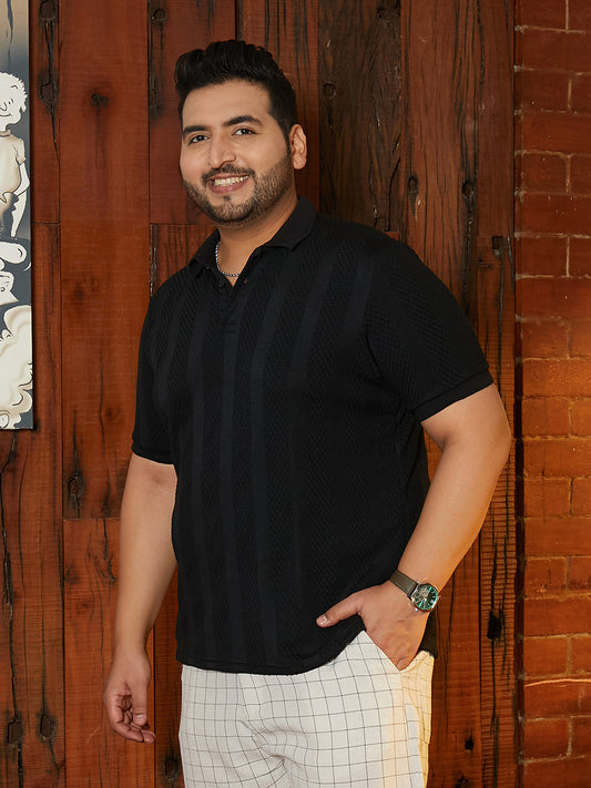 Bi-Panel Polo T-Shirt