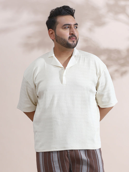 Coil-Tactile Cuban Polo T-Shirt