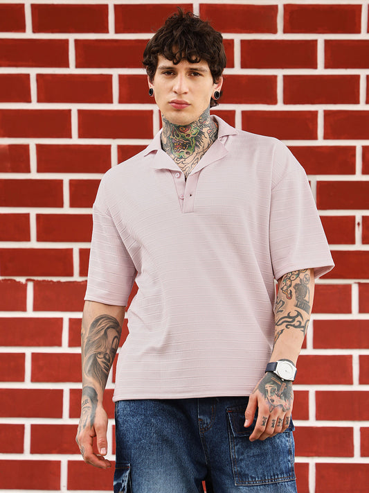 Coil-Tactile Cuban Polo T-Shirt