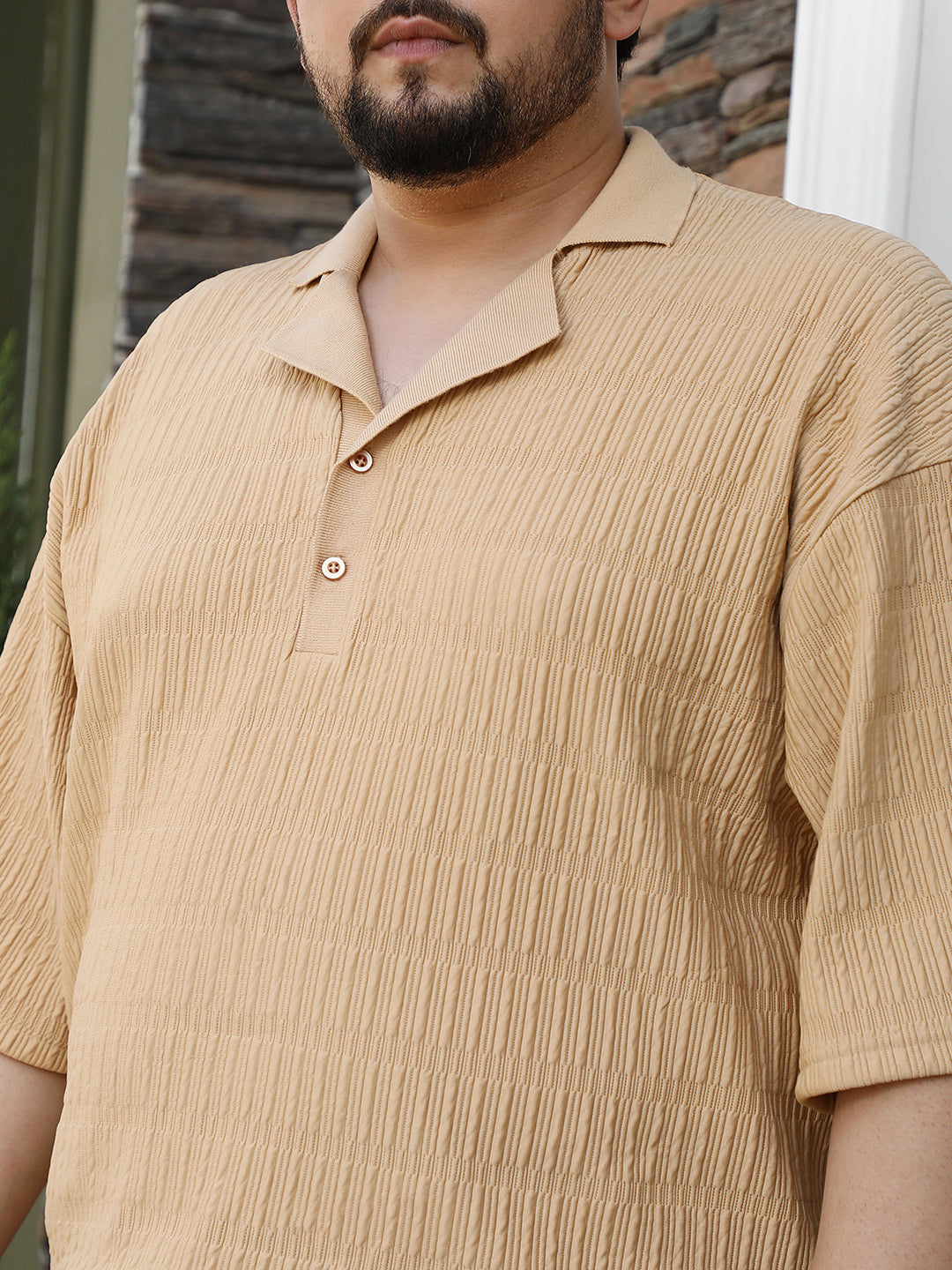 Bubble Cuban Polo T-Shirt