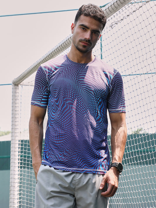 Polka-Swirl Activewear T-Shirt