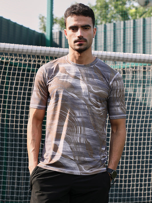 Lined-Dye Activewear T-Shirt