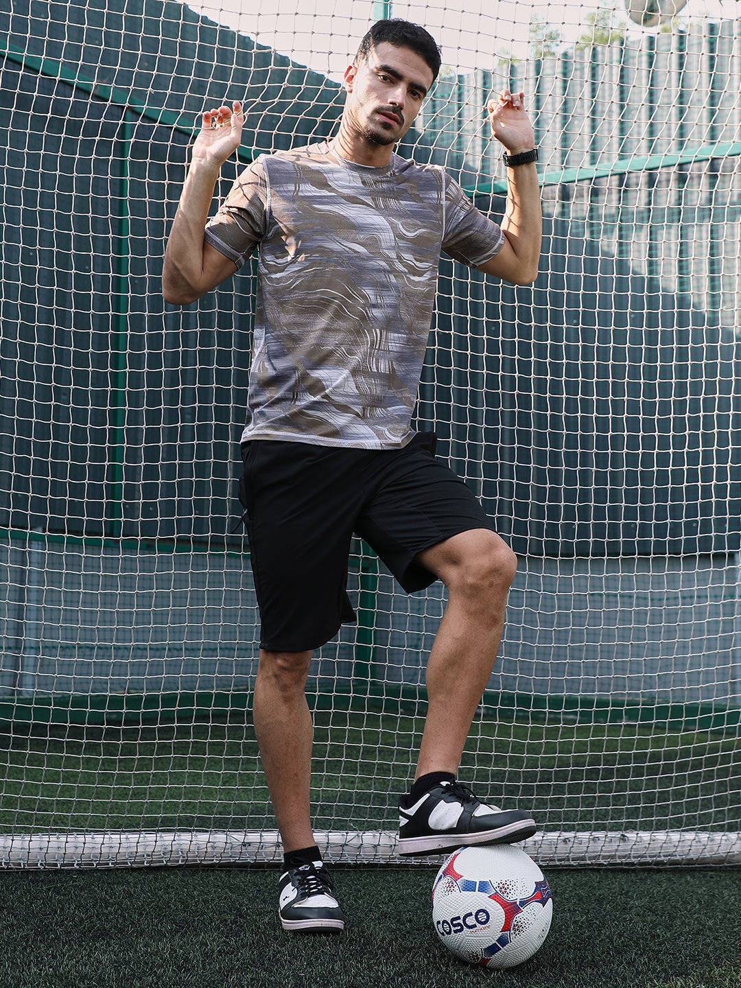 Lined-Dye Activewear T-Shirt