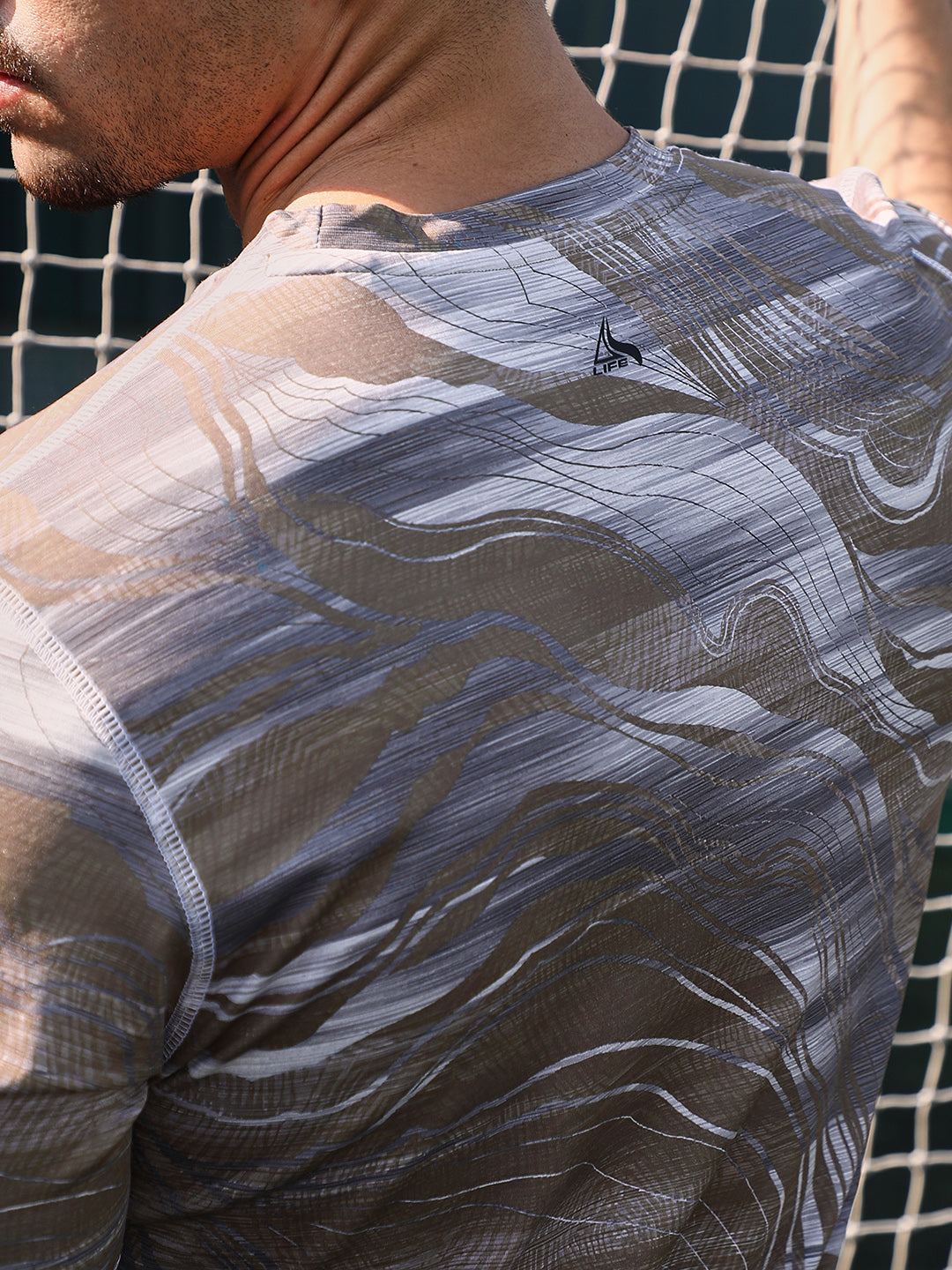 Lined-Dye Activewear T-Shirt