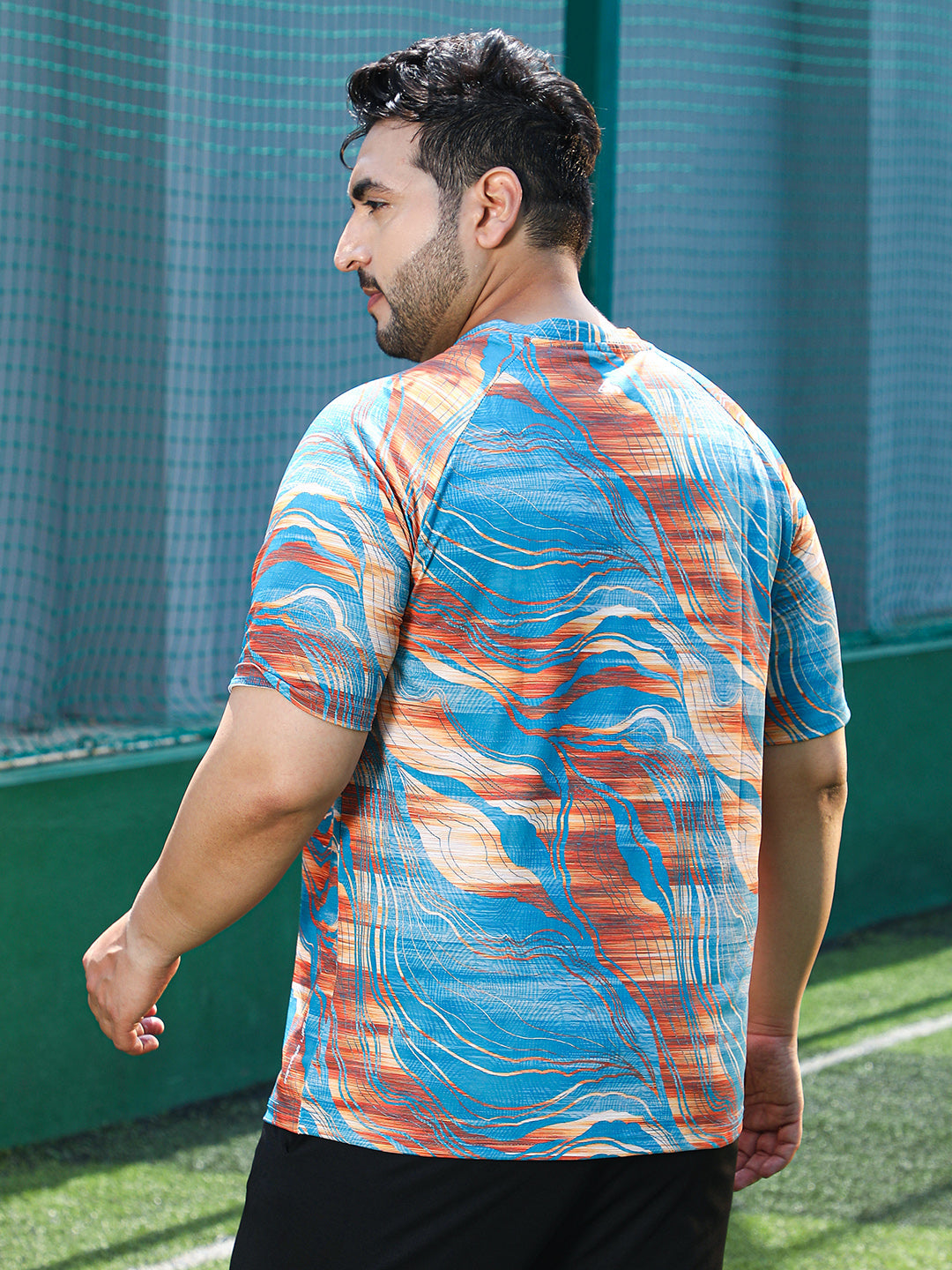 Lined-Dye Activewear T-Shirt